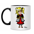 Кружка двухцветная