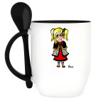 Кружка с ложкой