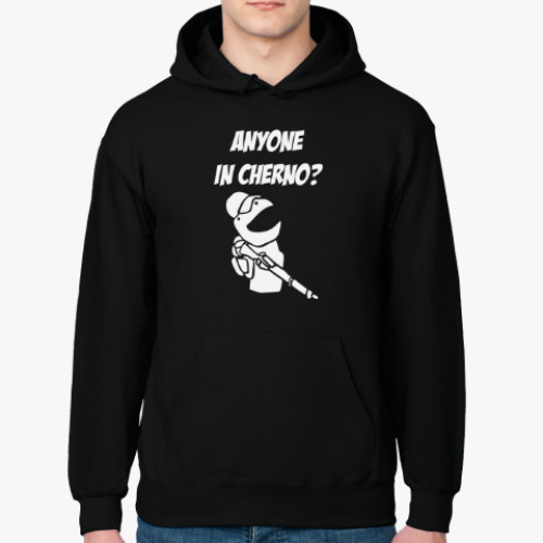 Толстовка худи с принтом Anyone in Cherno