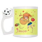 Кружка с футбольным мячиком