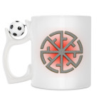 Кружка с футбольным мячиком