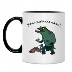 Кружка двухцветная