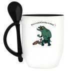 Кружка с ложкой