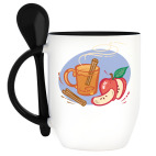 Кружка с ложкой