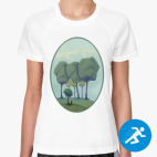 Женская спортивная футболка