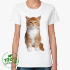 Женская футболка органик