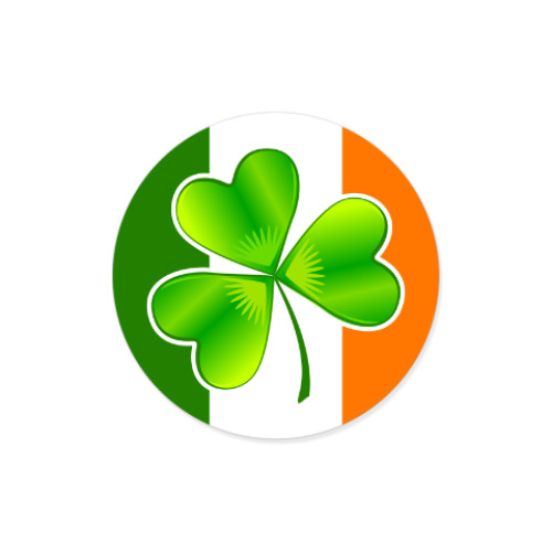 Виниловые наклейки с принтом Irish triskel