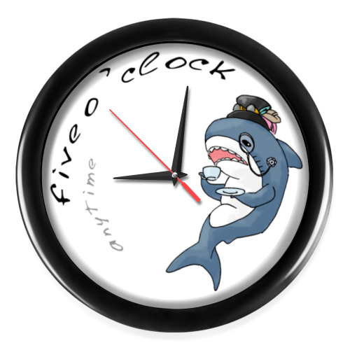 Настенные часы с принтом Стимпанк Блохэй