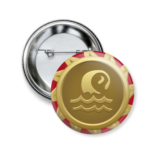 Значок 50мм с принтом Знак Грендалин