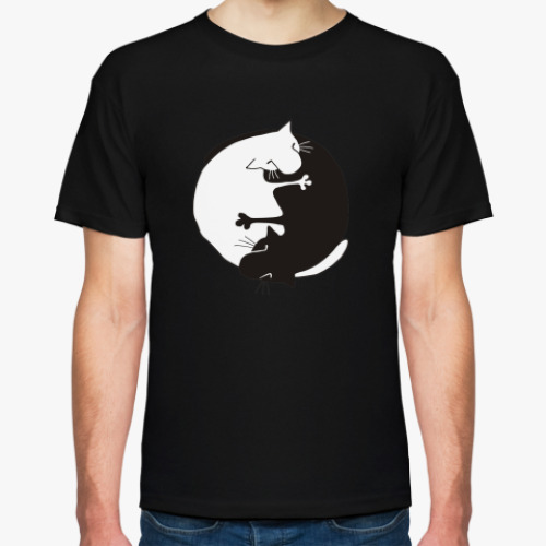 Футболка с принтом Инь-Ян