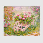 Тележка с цветами