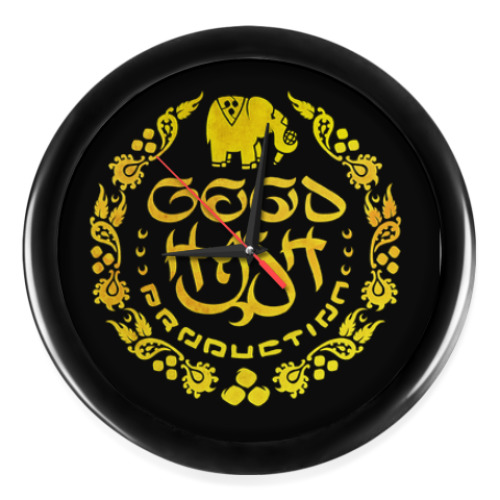 Настенные часы с принтом GOOD HASH