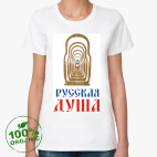 Женская футболка органик