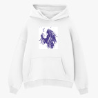 Толстовка худи оверсайз