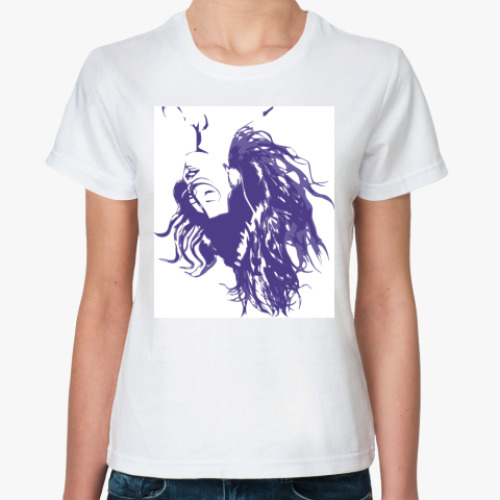 Классическая футболка с принтом fall out girl