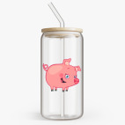 Банка с бамбуковой крышкой