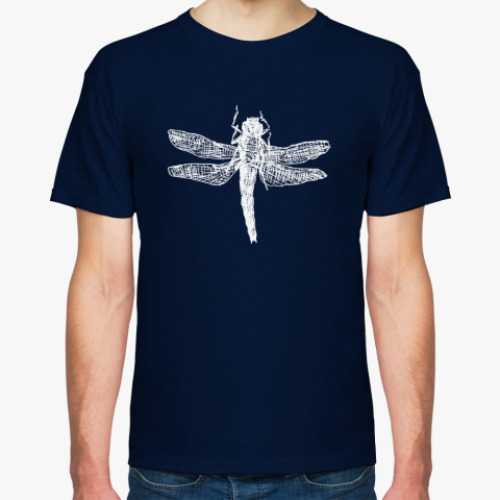 Футболка с принтом Стрекоза