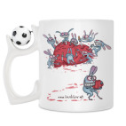 Кружка с футбольным мячиком