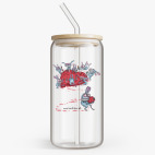 Банка с бамбуковой крышкой