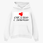 Толстовка худи оверсайз