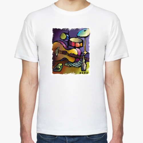 Футболка с принтом JAZZ