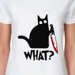 Кот с ножом What Cat