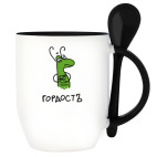 Кружка с ложкой