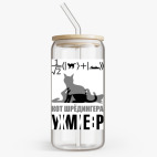 Банка с бамбуковой крышкой