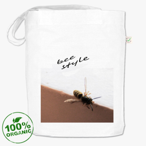 Сумка шоппер с принтом Bee Style