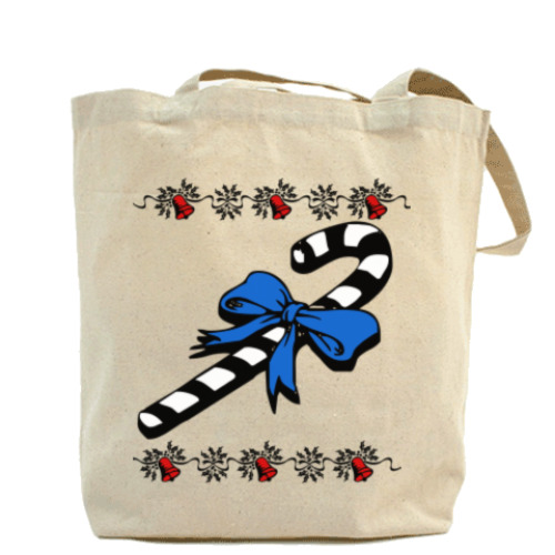 Сумка шоппер с принтом Рождество