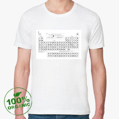 Футболка из органик-хлопка с принтом Periodic Table