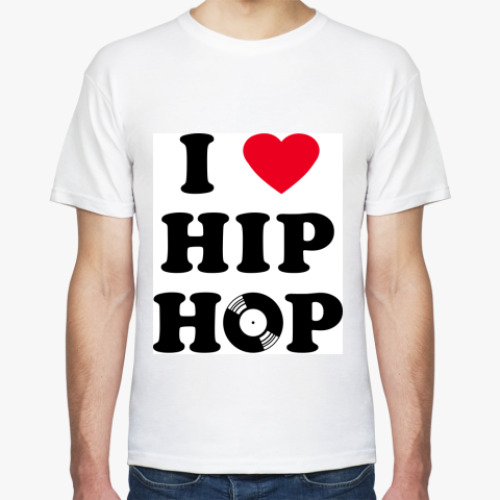 Футболка с принтом I Love Hip-Hop