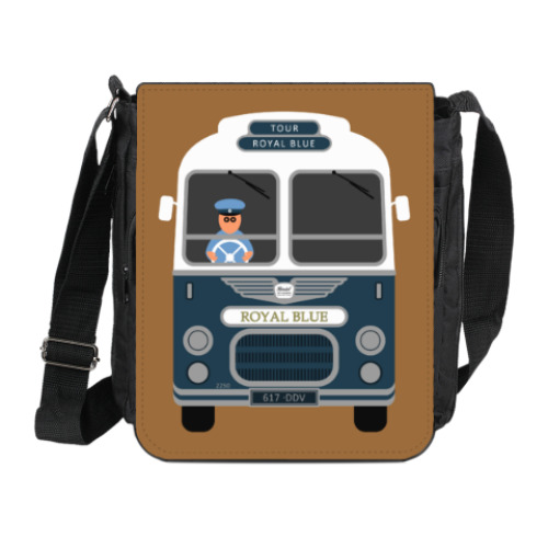 Сумка на плечо (мини-планшет) с принтом Royal Blue Coach