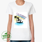 Женская футболка органик