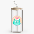 Банка с бамбуковой крышкой