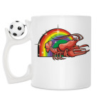 Кружка с футбольным мячиком