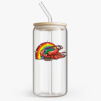 Банка с бамбуковой крышкой