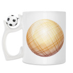 Кружка с футбольным мячиком