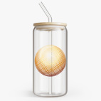 Банка с бамбуковой крышкой