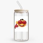 Банка с бамбуковой крышкой