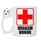 Кружка с футбольным мячиком