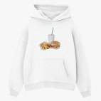 Толстовка худи оверсайз