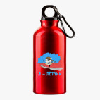 Металлическая бутылка 400 мл UV-DTF