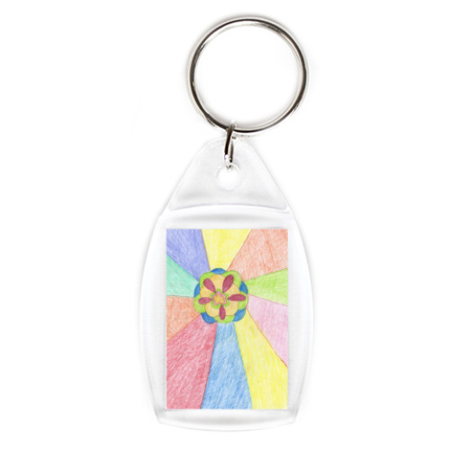 Брелок с принтом  'Цветок'