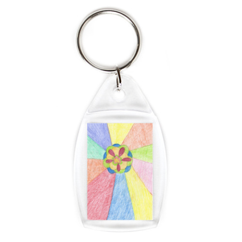 Брелок с принтом  'Цветок'