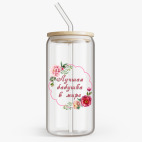 Банка с бамбуковой крышкой