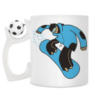 Кружка с футбольным мячиком