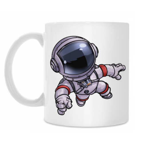 Кружка с принтом Астронавт