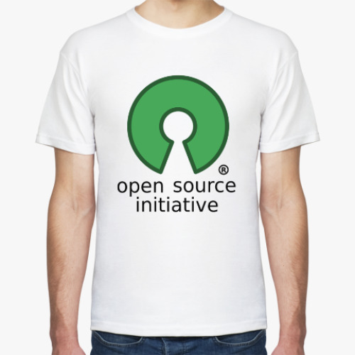 Футболка с принтом Open source