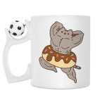 Кружка с футбольным мячиком